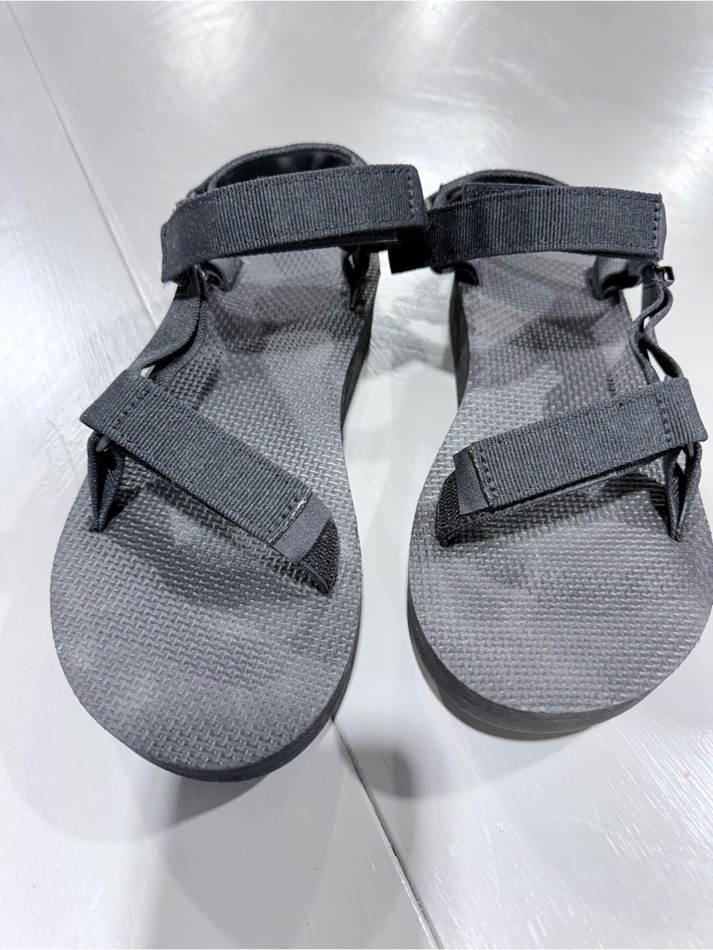 Teva Black Sport Sandals with Adjustable Straps